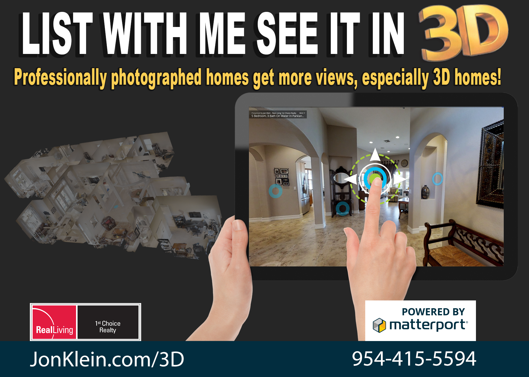 3D Matterport Virtual Tour Parkland Florida